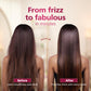 Philips India's No.1 Hair Styling Brand -Hair Straightener Brush, Naturally Straight in 5 Mins,5X Less Frizz,SilkProtect Keratin Tech,Triple Bristle Fast 50s Heatup,Scalp Protect,For Indian Hair,BHH880