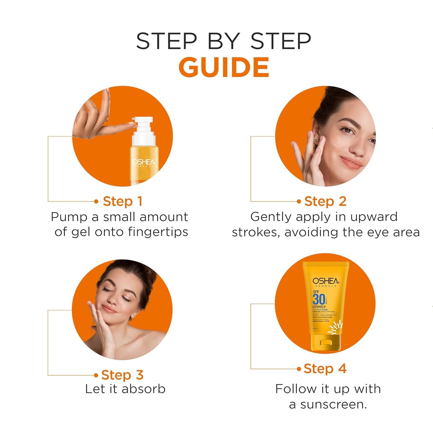 Oshea Herbals Papayaclean Anti Blemish Face Gel for All Skin Types | Hydrates, Reduces Pigmentation & Lightens Blemishes | Enriched with Papaya & Daisy Flower Extracts| 120ml