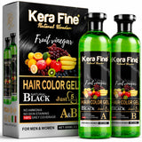 Kera Fine Fruit Vinegar Gel Hair Color Natural Black