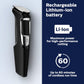 Philips Norelco Battery Powered  Multigroom Series 5000 Hair Trimmer, 13 Attachments, Mg3750 for Men