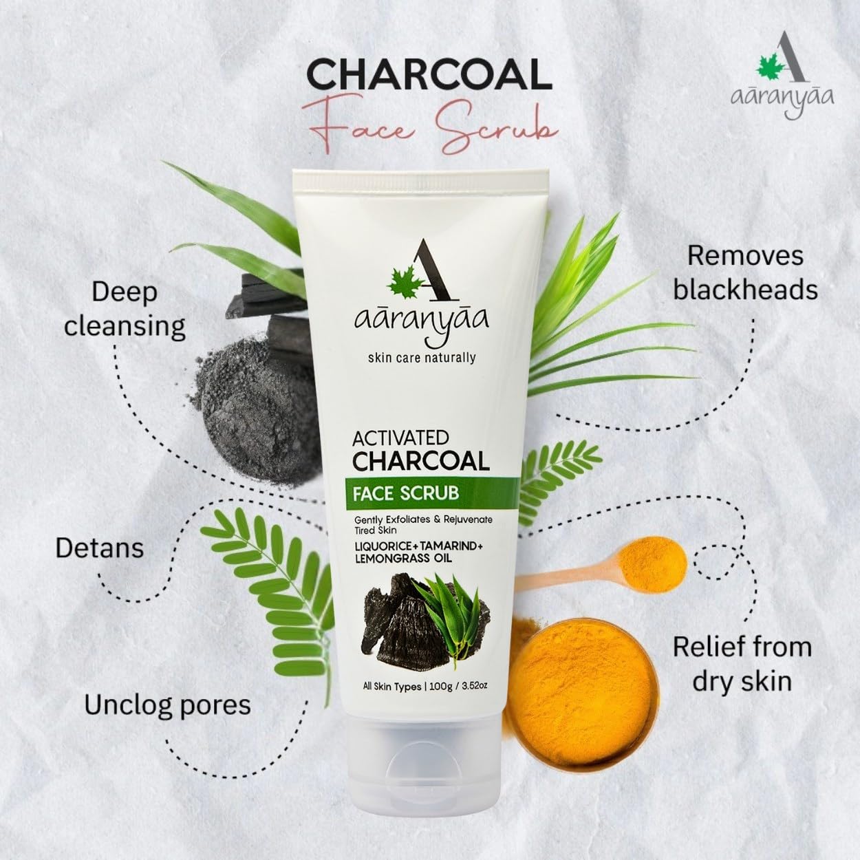 Charcoal Face Scrub