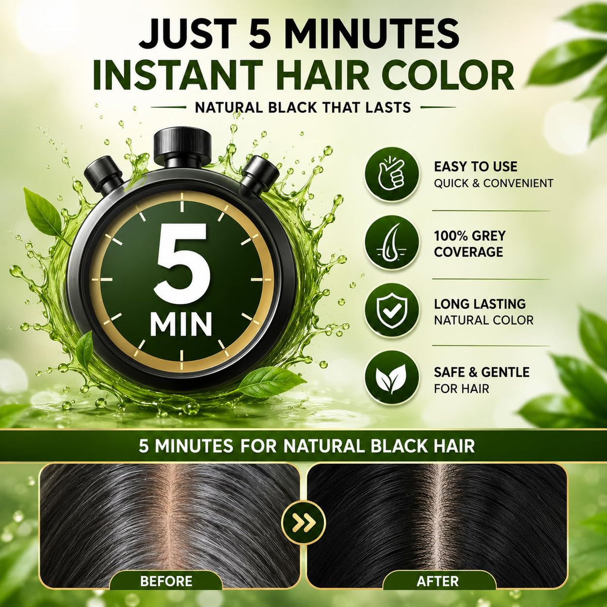 Kera Fine Fruit Vinegar Gel Hair Color Natural Black
