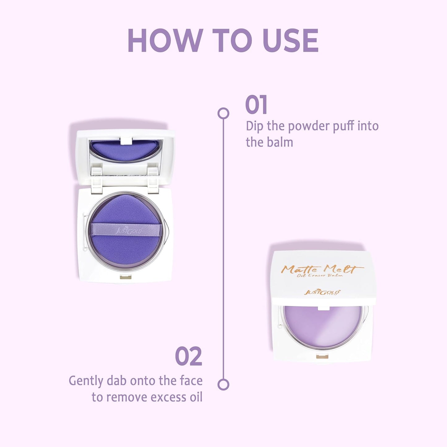 Justgold Matte Melt Oil Eraser Balm
