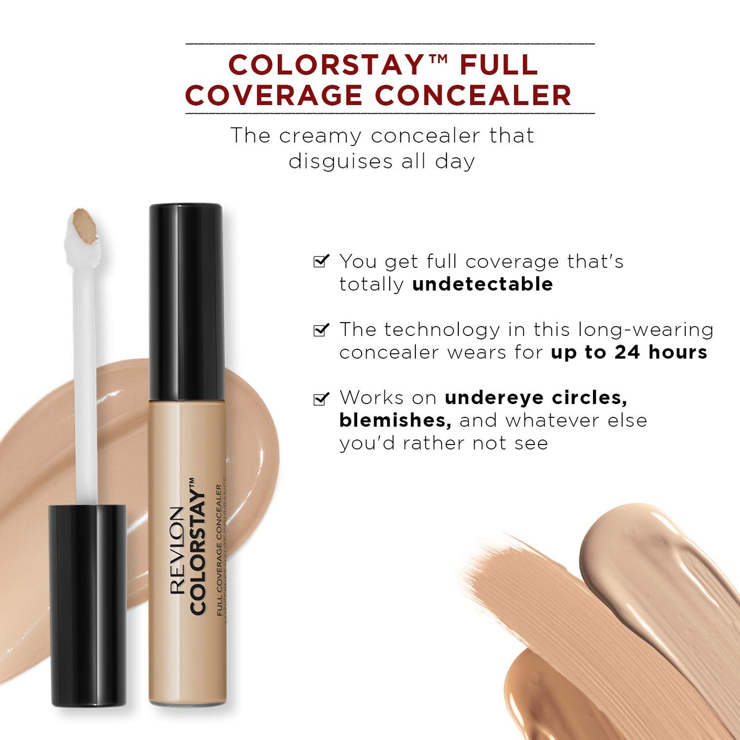 Revlon Colorstay Concealer, Medium Deep, 6.2ml