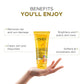 Oshea Herbals Ubtan Glowing & Tan Removing Facewash for Women & Men | Deep Cleansing with Detan Formula | Repairs Sun Damage & Exfoliates Skin | Enriched with Turmeric Extract | All Skin Types | 100g
