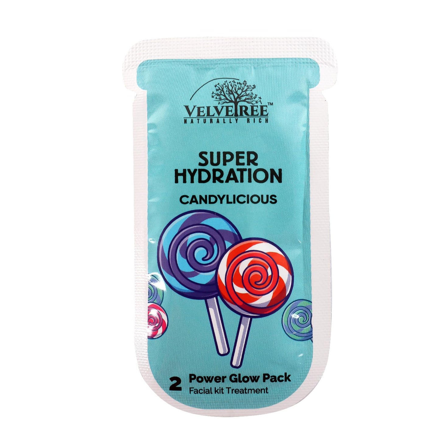 VELVETREE Hydro Jelly Facial Kit Very Berry with Berries Anti Aging, formulated in korea, 9 steps treatment edition (165 ml Candy Licious)