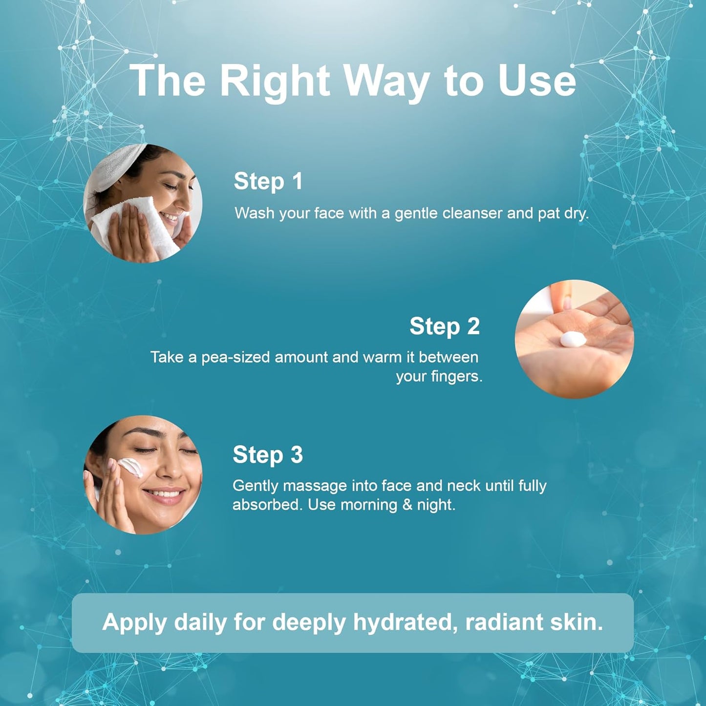 Alchemy By Aureana Multi-Molecular Hyaluronic Acid Cream Deep Hydration & Skin Brightening Moisturizer with Vitamin C & E | 45g