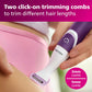 PHILIPS Female Bikini Battery Powered Rechargeable Electric Shaver Trimmer With Shaving Head And Comb, White