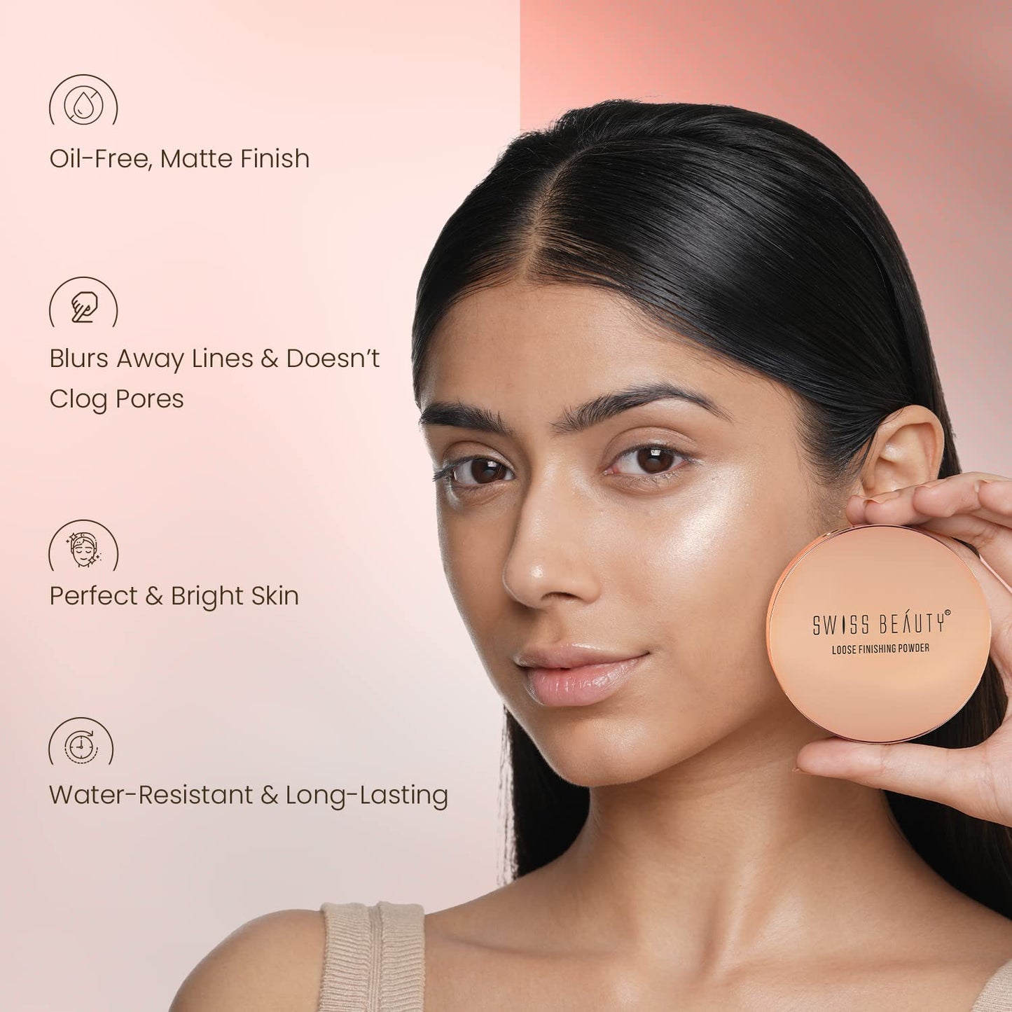 Swiss Beauty Ultra Fine Loose Finish Powder, Face Makeup| 8gm