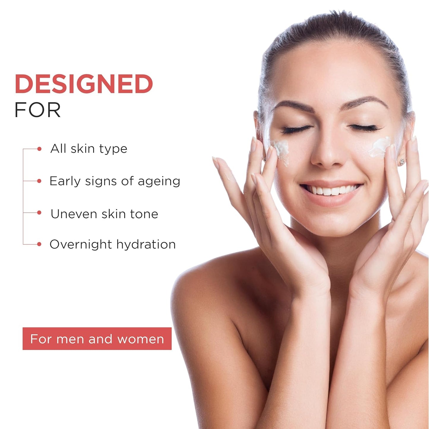 Oshea Herbals Marinight Night Cream for All Skin Types | Reduces Age Sign, Hydrates & Rejuvinates with Even Skin Tone | Enriched with Calendulla & Chamomile Extracts | 50g