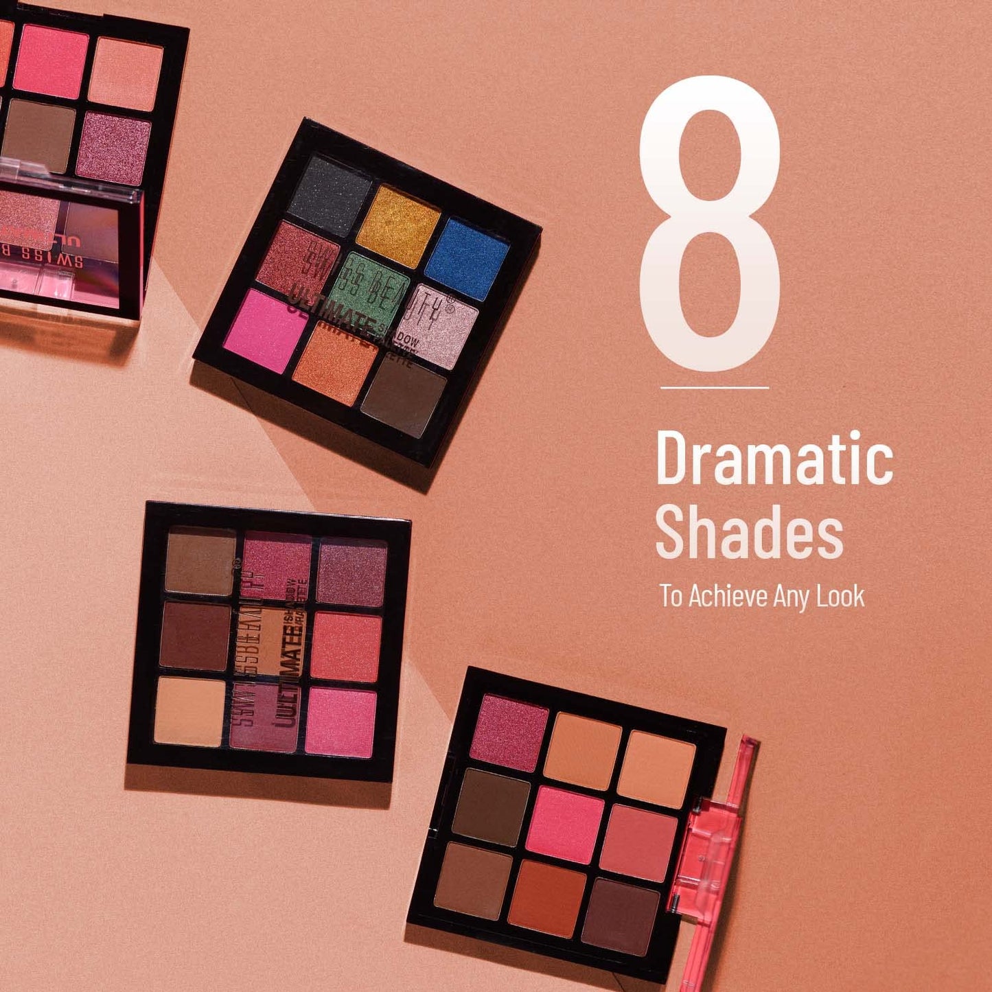 Swiss Beauty Ultimate 9 Color Eyeshadow Palette, Eye MakeUp | 6g