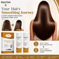 KERA FINE Hair Straightening Cream & Neutralizer Kit | Rebonding Cream Step 1 & Step 2 | Smooth, Silky & Frizz-Free Hair | Salon
