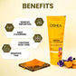 Oshea Herbals Ubtan Glowing & Tan Removing Facewash for All Skin Types | Removes Tan, Impurities & Lightens Skin Tone with Deep Cleansing | Enriched with Turmeric & Saffron Extracts 100g