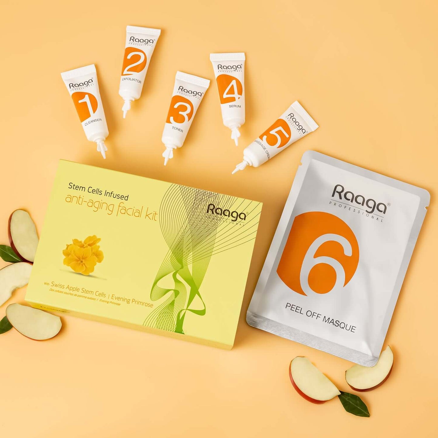 Raaga Professional Anti Aging Facial Kit 6 Steps