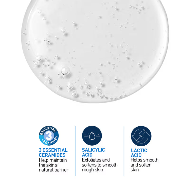 CeraVe SA Smoothing Cleanser For Dry, Rough & Bumpy Skin, Face wash with Salicylic Acid & Ceramides (236ml)