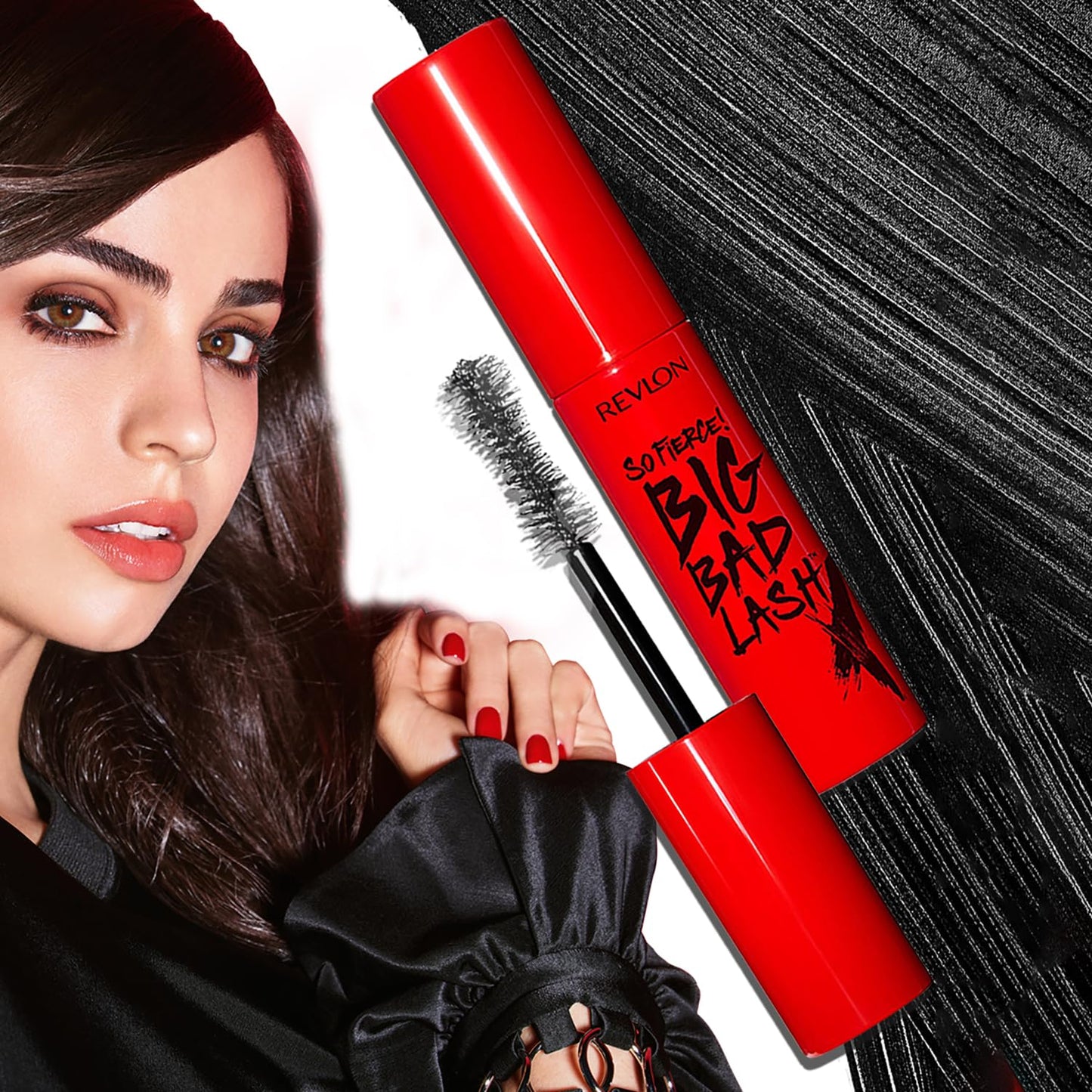 Revlon So fierce Big Bad lash mascara for volumized, and lifted Lashes, Upto 24Hr Wear, Blackest Black, 0.35oz