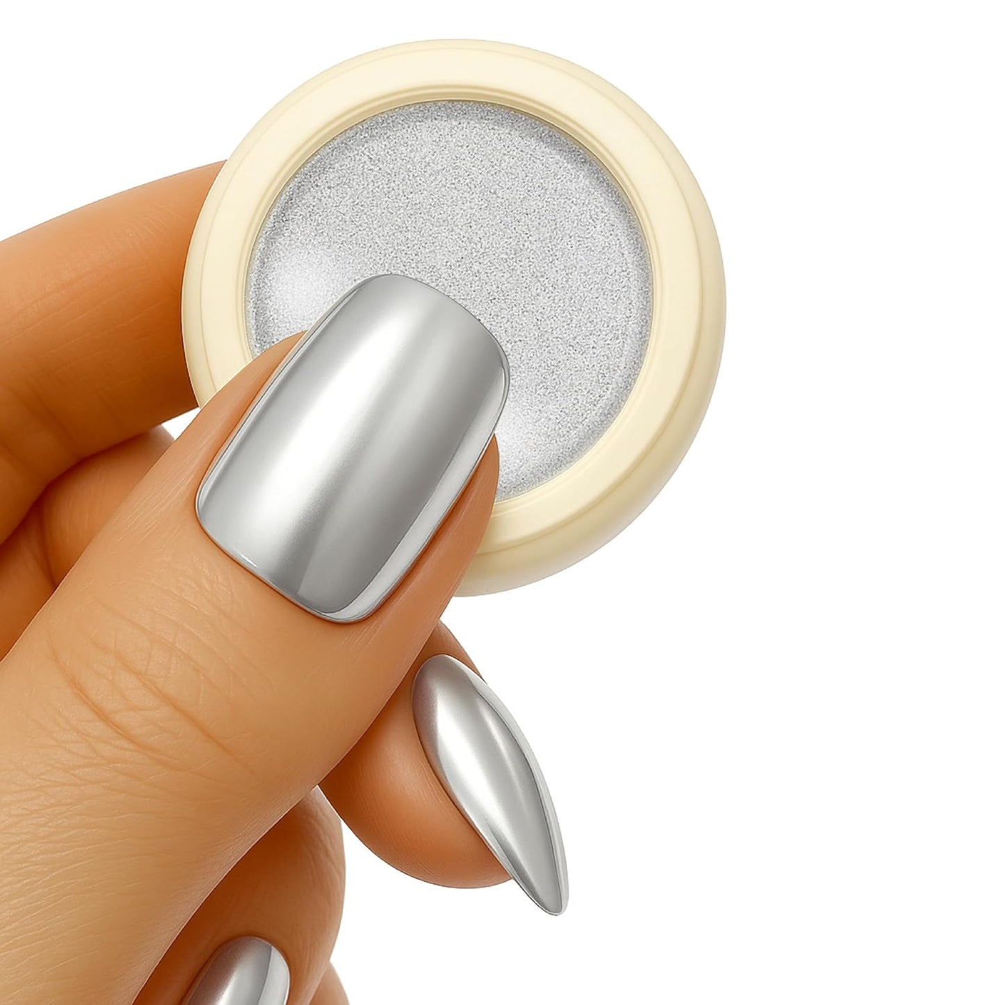 Shills Professional Silver Plus Nail Chrome Powder SPN-3125