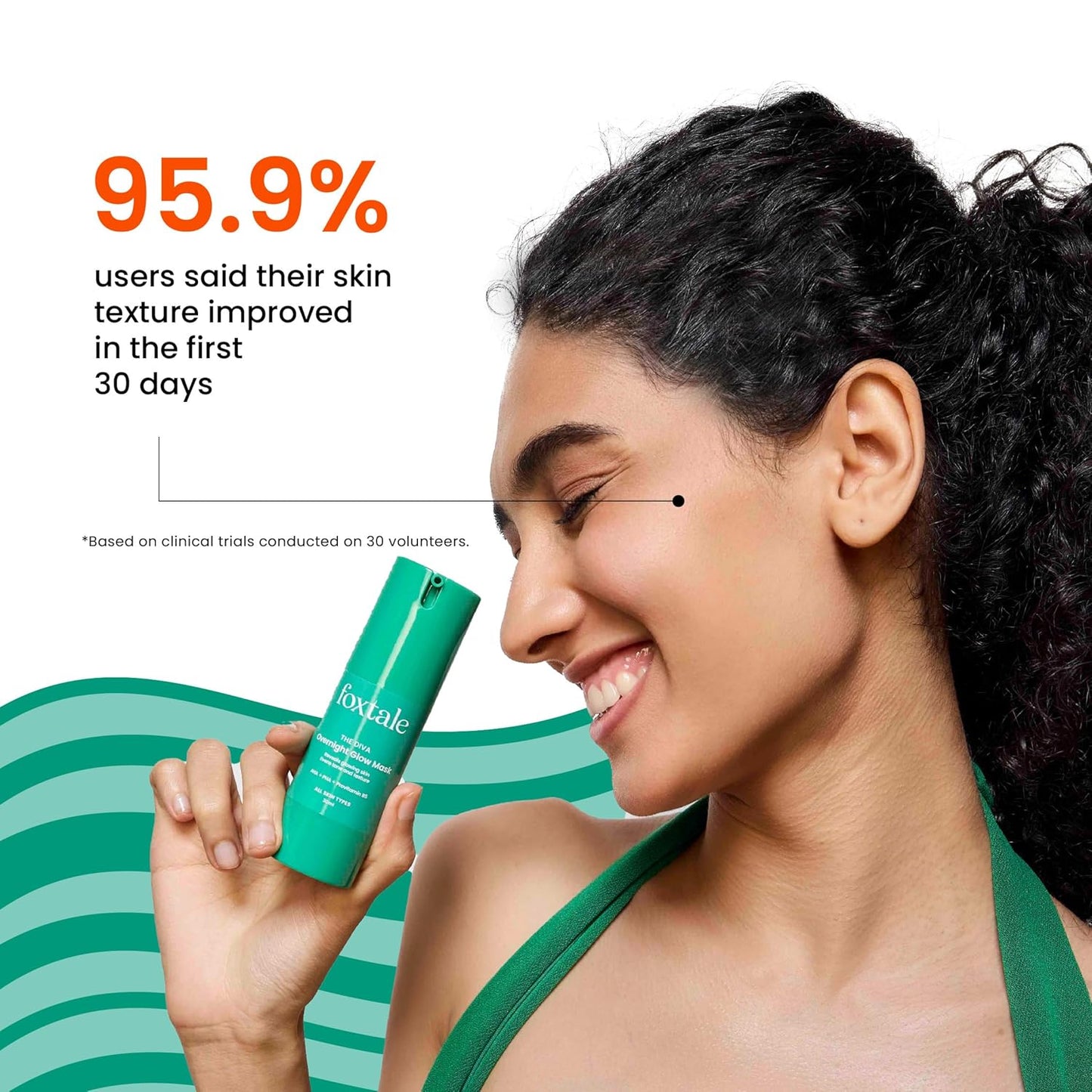 Foxtale Overnight Glow Mask | 4% Glycolic Acid | 3% Lactic Acid |Reduces Blackheads, Whiteheads | 30 Second Salon like Brightening Facial for Glowing Skin | Men & Women - 30ml Visit the FoxTale Store
