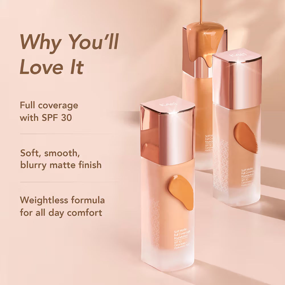 Kay Beauty Soft Matte Full Coverage Foundation with SPF 30 -