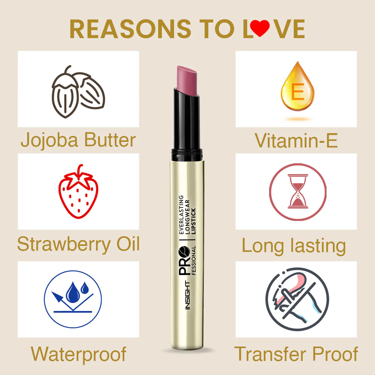 Insight Professional Everlasting Longwear Lipstick (2.5g)