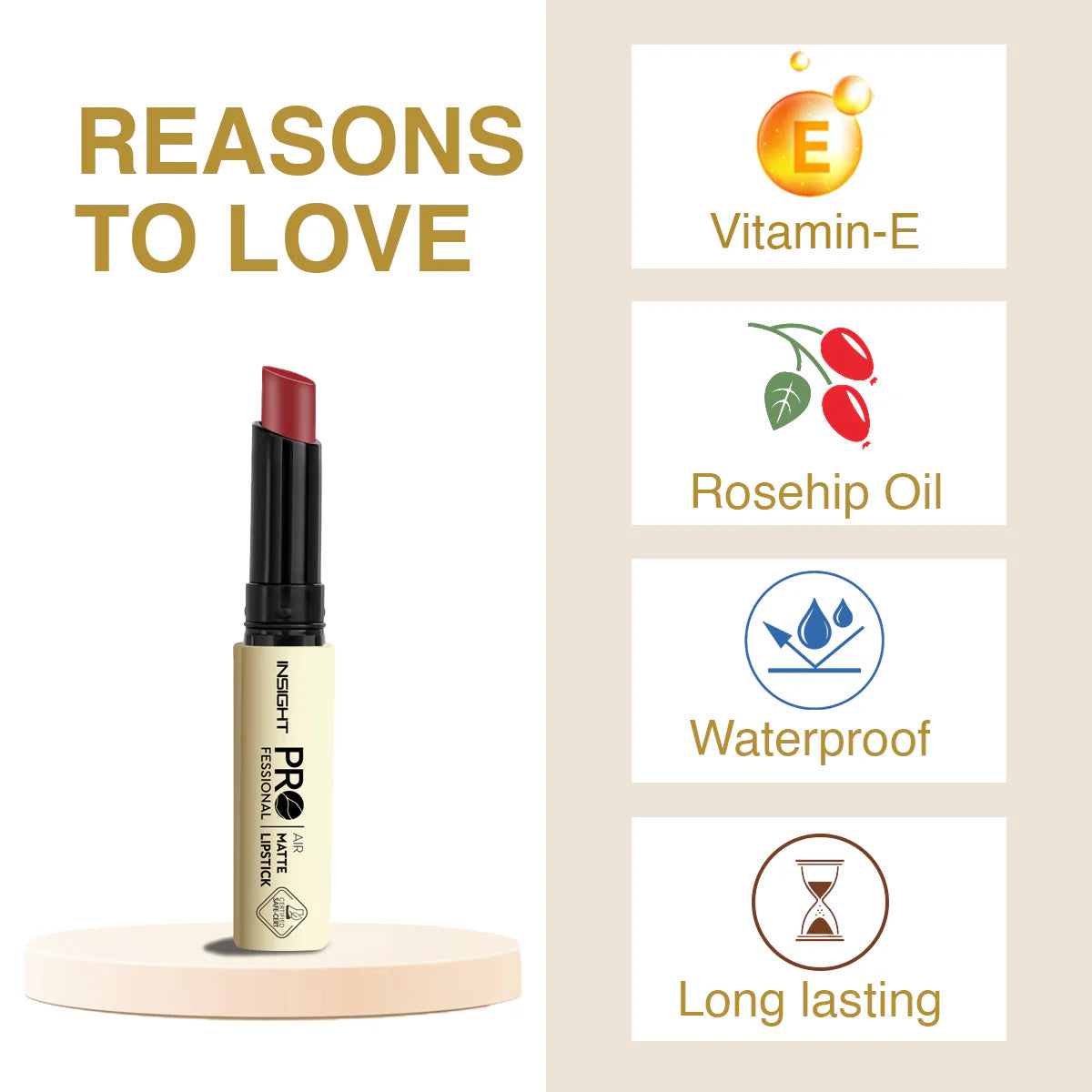 Insight Professional Air Matte Lipstick (3g)