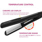 Ikonic Professional Pro Titanium Hair Crimper with Titanium Plates & Adjustable Temperature Control