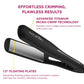 Ikonic Professional Pro Titanium Hair Crimper with Titanium Plates & Adjustable Temperature Control