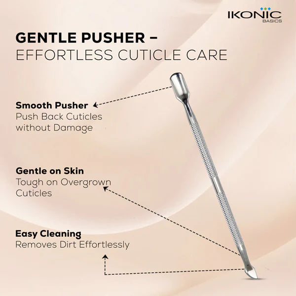 Ikonic Basics Nail Pusher & Cuticle Remover IKB-713C