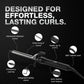 Ikonic Professional Curling Tong CT -25 2.0 Hair Curler with Advanced Titanium Barrel & Auto Lock
