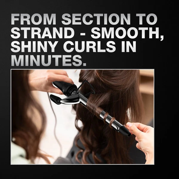 Ikonic Professional Curling Tong CT -25 2.0 Hair Curler with Advanced Titanium Barrel & Auto Lock