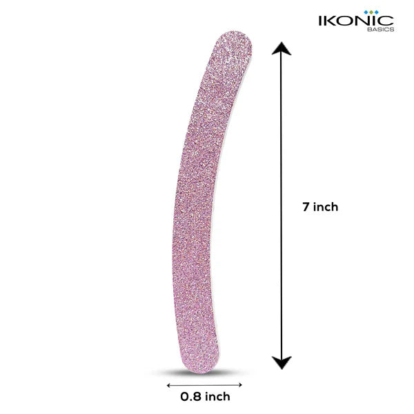 Ikonic Basics Bling Curved Nail Filer IKB-185C (40g)
