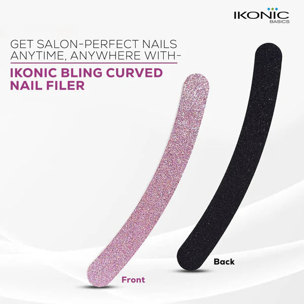 Ikonic Basics Bling Curved Nail Filer IKB-185C (40g)