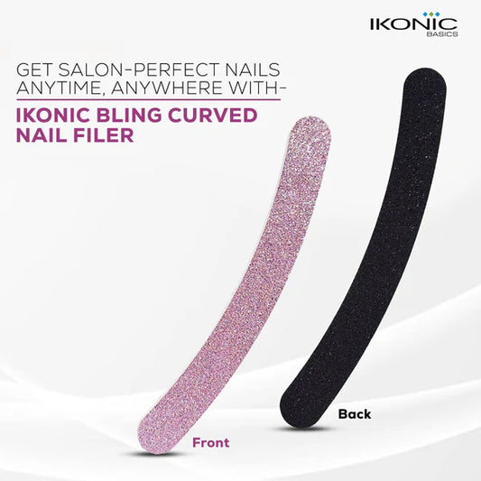 Ikonic Basics Bling Curved Nail Filer IKB-185C (40g)