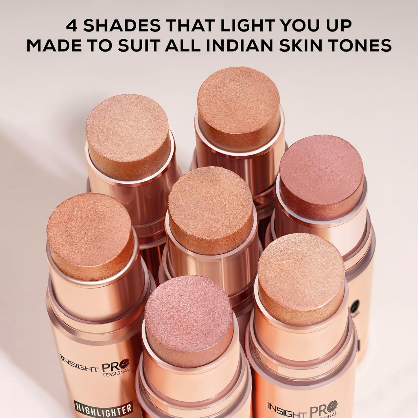 Insight Professional Highlighter (10g) | Dewy Finish | Buildable Glow | Lightweight Cream Formula | Radiant Highlighter for All Skin Tones, Cheekbones & Eyes