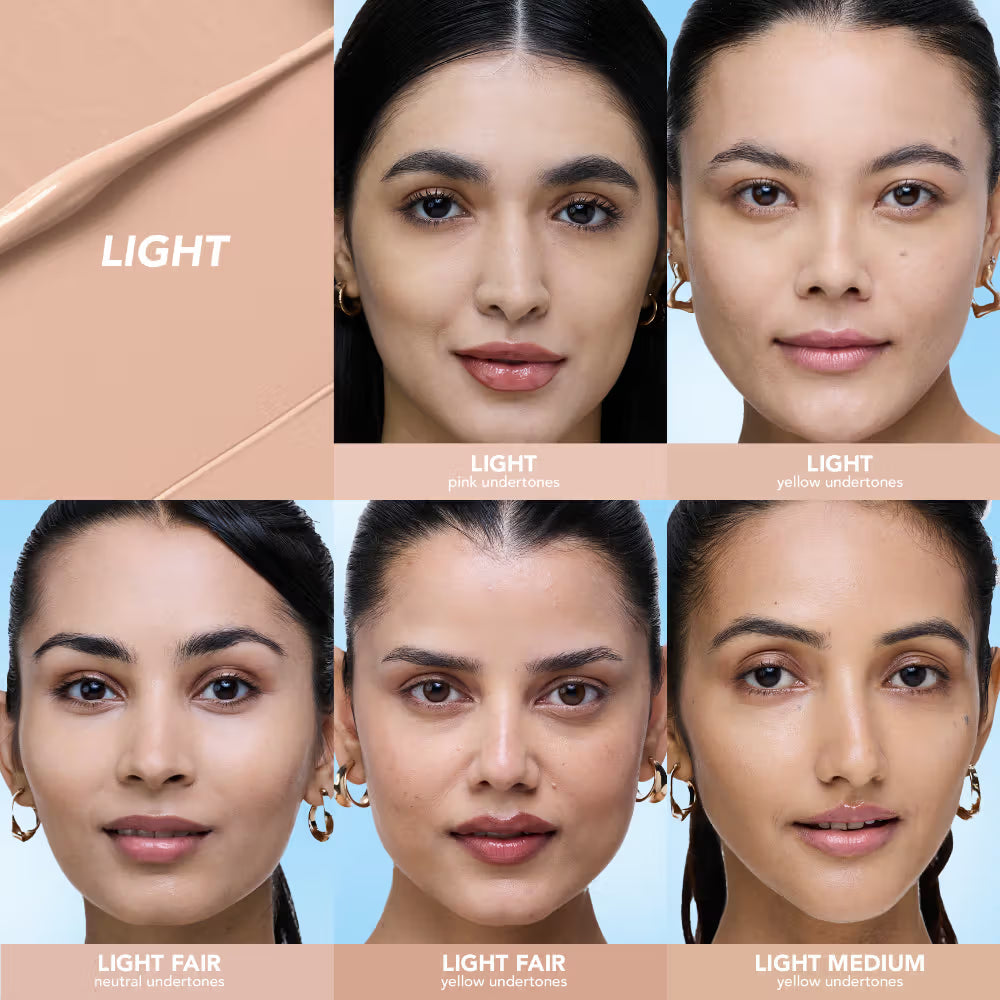 Kay Beauty Hydra Glow AllinOne SerumSkinTintedSunscreen-SPF 40 PA++,HyaluronicAcid&VitC-LightMedium