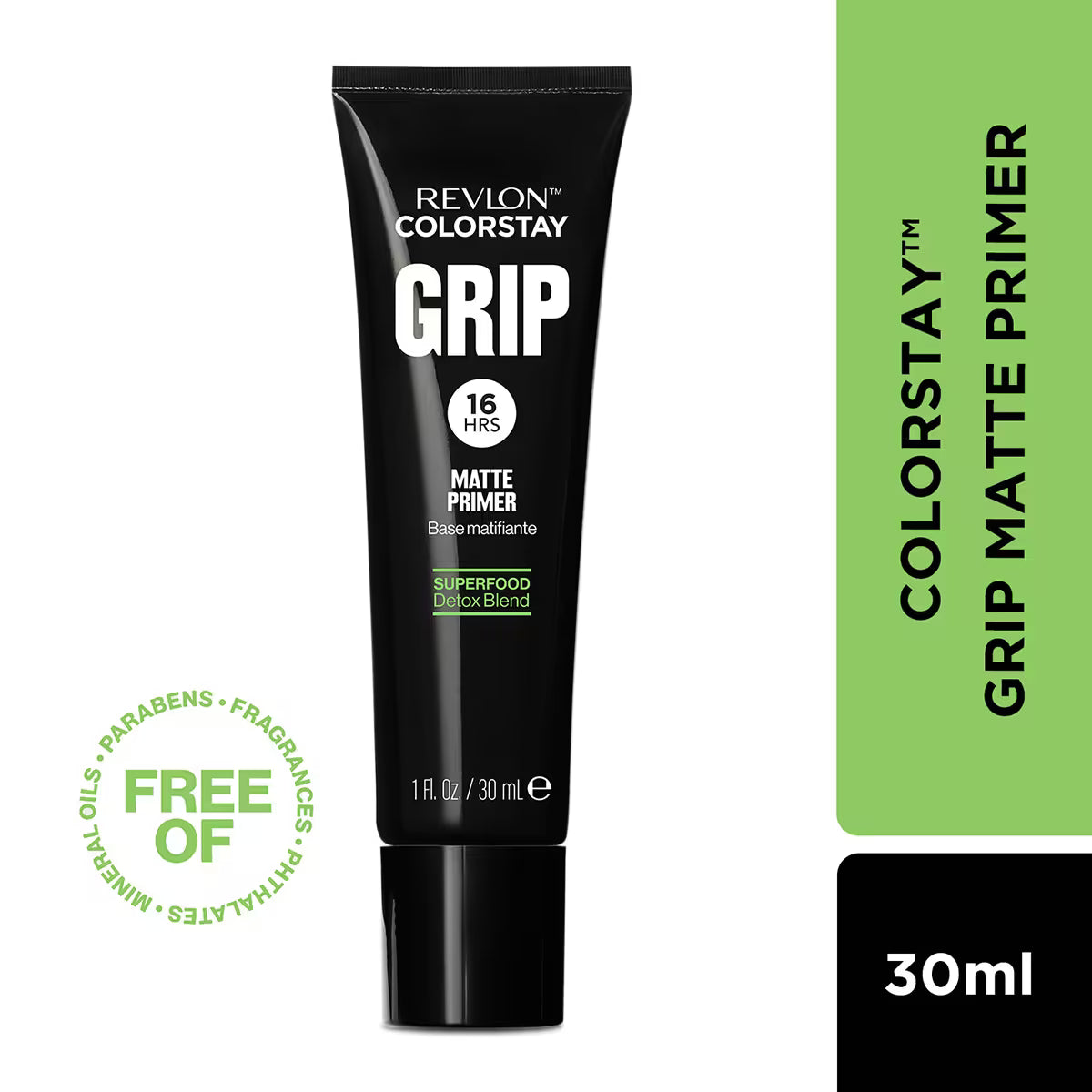Revlon ColorStay Grip Primer, Mattifying, Blurring & Oil Absorbing Face Makeup, Absorb Sebum, Blurs Imperfections and Reduces Pore Appearance