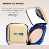 Insight Professional All Day Matte Compact Foundation | Buildable Coverage, Flawless Finish | Lightweight, Long-Lasting Pressed Powder | Oil Control Face Makeup - 11g