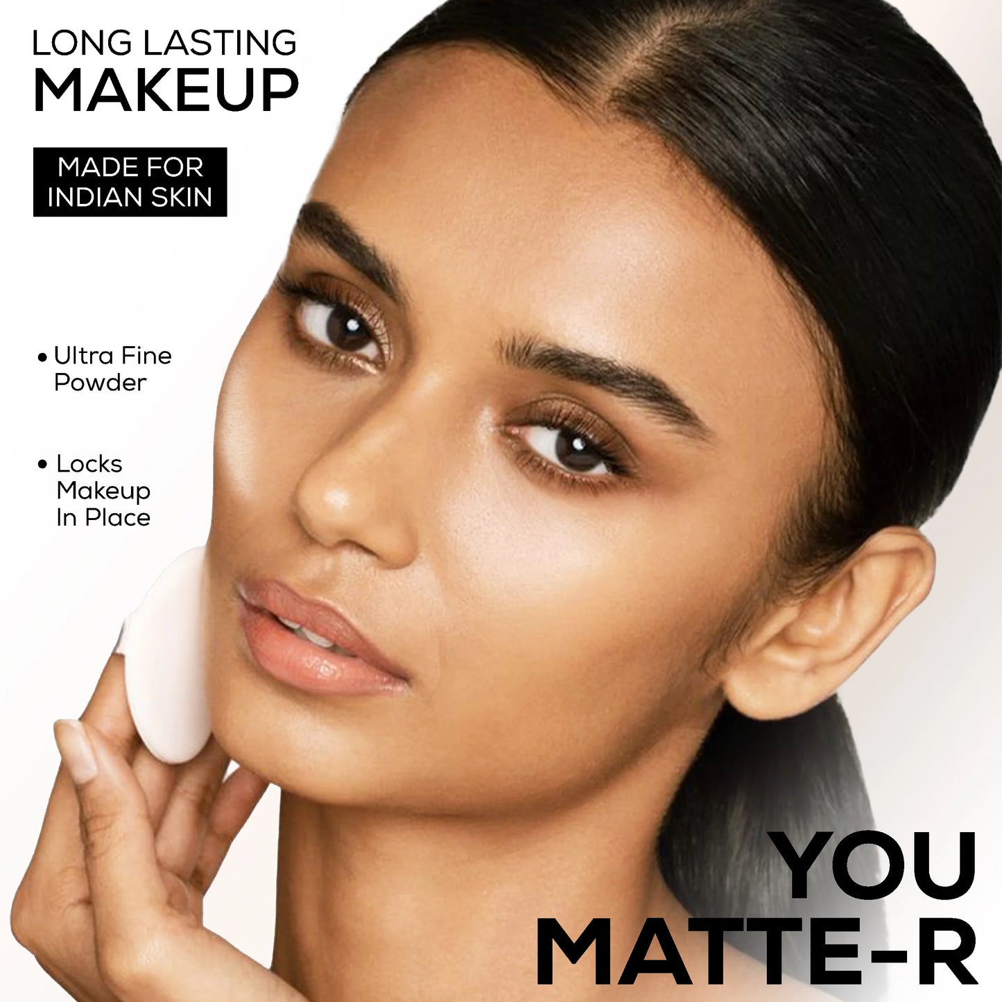 Insight Professional All Day Matte Compact Foundation | Buildable Coverage, Flawless Finish | Lightweight, Long-Lasting Pressed Powder | Oil Control Face Makeup - 11g