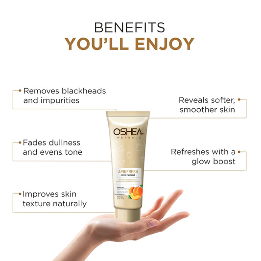 Oshea Herbals Aprifresh Apricot Scrub (100g)