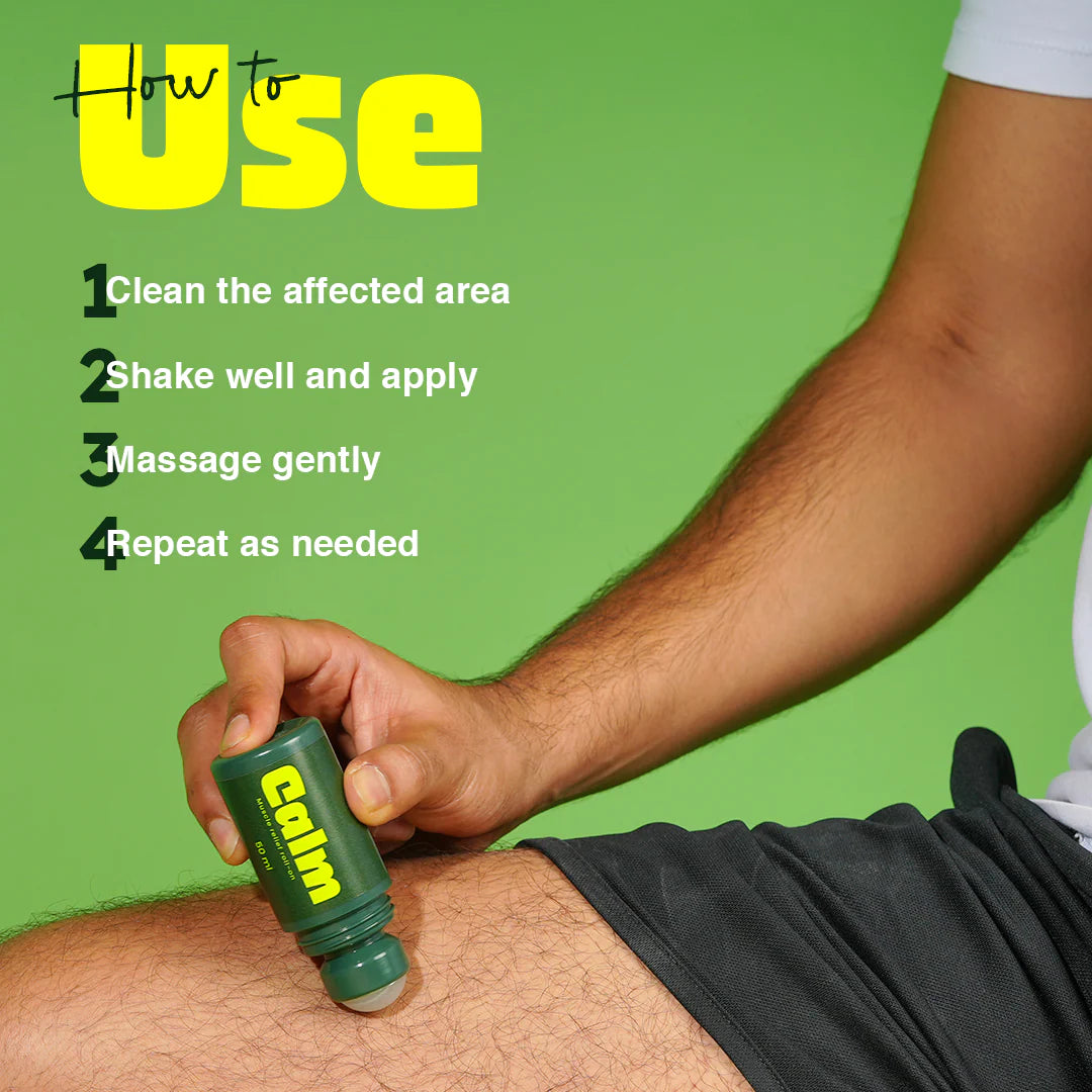Rivona Calm-Muscle & Pain relief roll on | Pain Relief Balm | 50ml