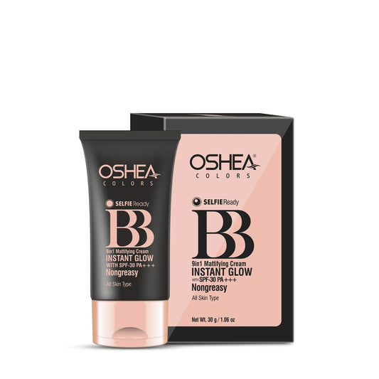Oshea Herbals 9-In-1 Mattifying Instant Glow BB Cream - 000 Light Warm (30g)