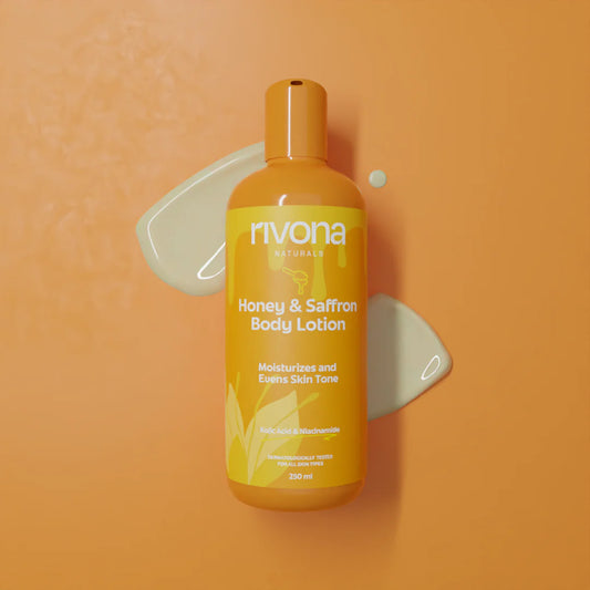 Rivona Honey & Saffron Natural Body Lotion 250ml - 250 ML