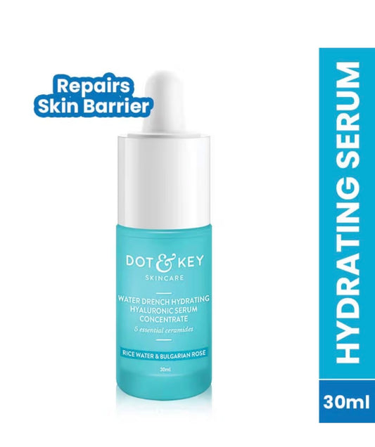 Dot & Key Water Drench Hyaluronic Serum with Ceramides, Intense Hydration (30ml)
