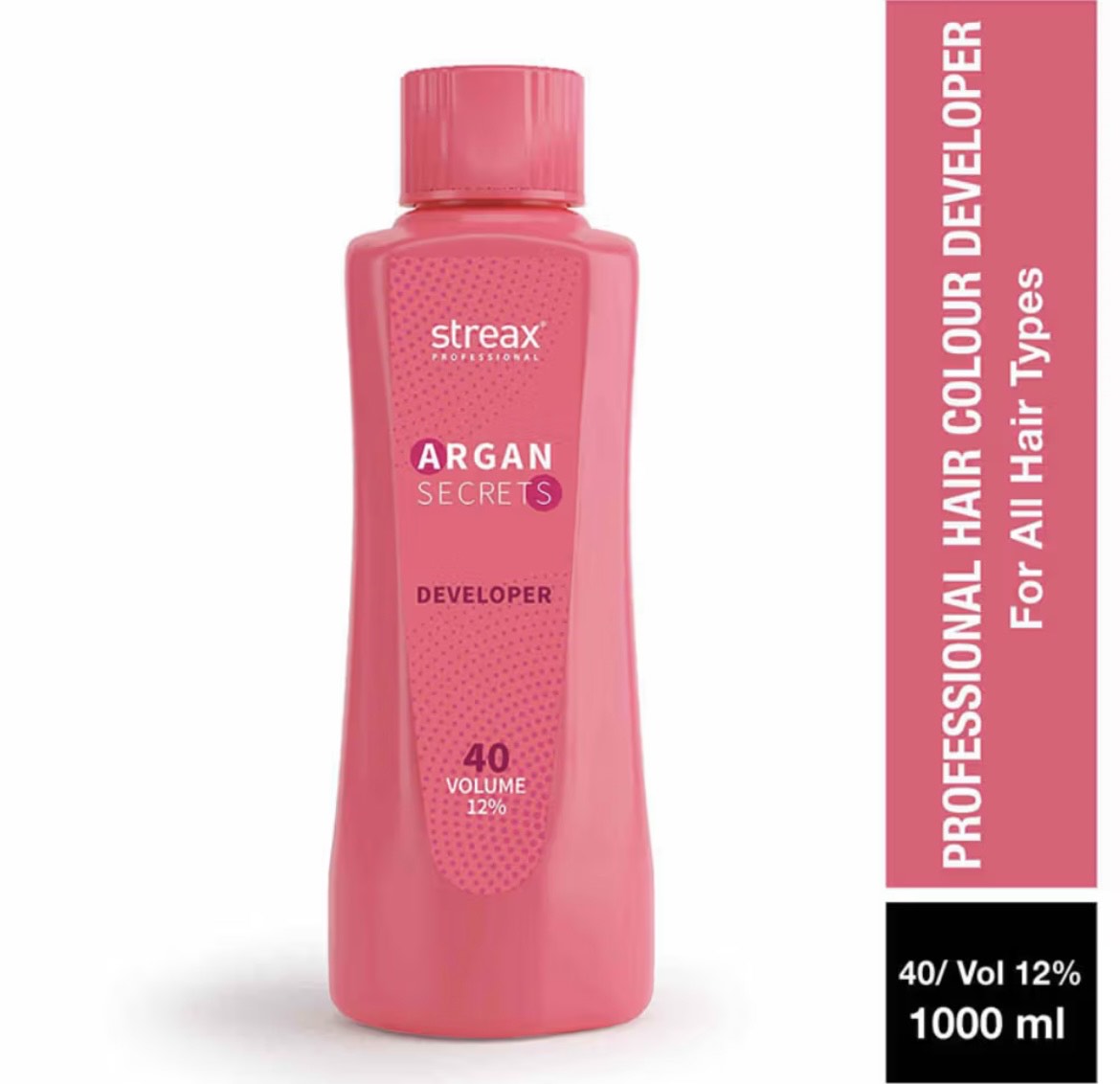Streax Professional Developer 40 Volume 12% For Hair Colour With Argan Secrets Colourant Hair Color