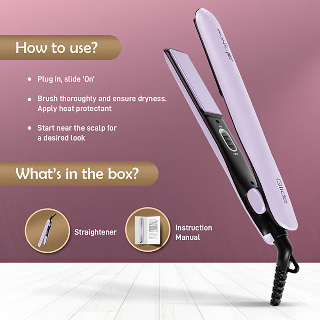 Ikonic Me Glide Hair Iron