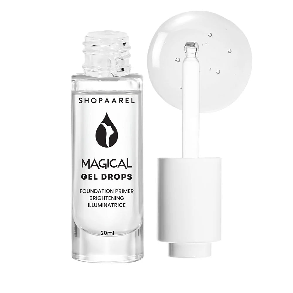 Shopaarel Magical Gel Drops, Face Primer, Soft Radiance, Luminous Finish - Clear, 20 ml