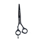 Mr. Barber Classic Black Teflon Scissors 5.5" (14 cm) | Professional Hair Cutting Shears