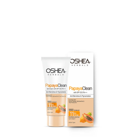 Oshea Herbals Papaya Clean 11 in One Gel Cream with SPF-25 PA+++ | 18g