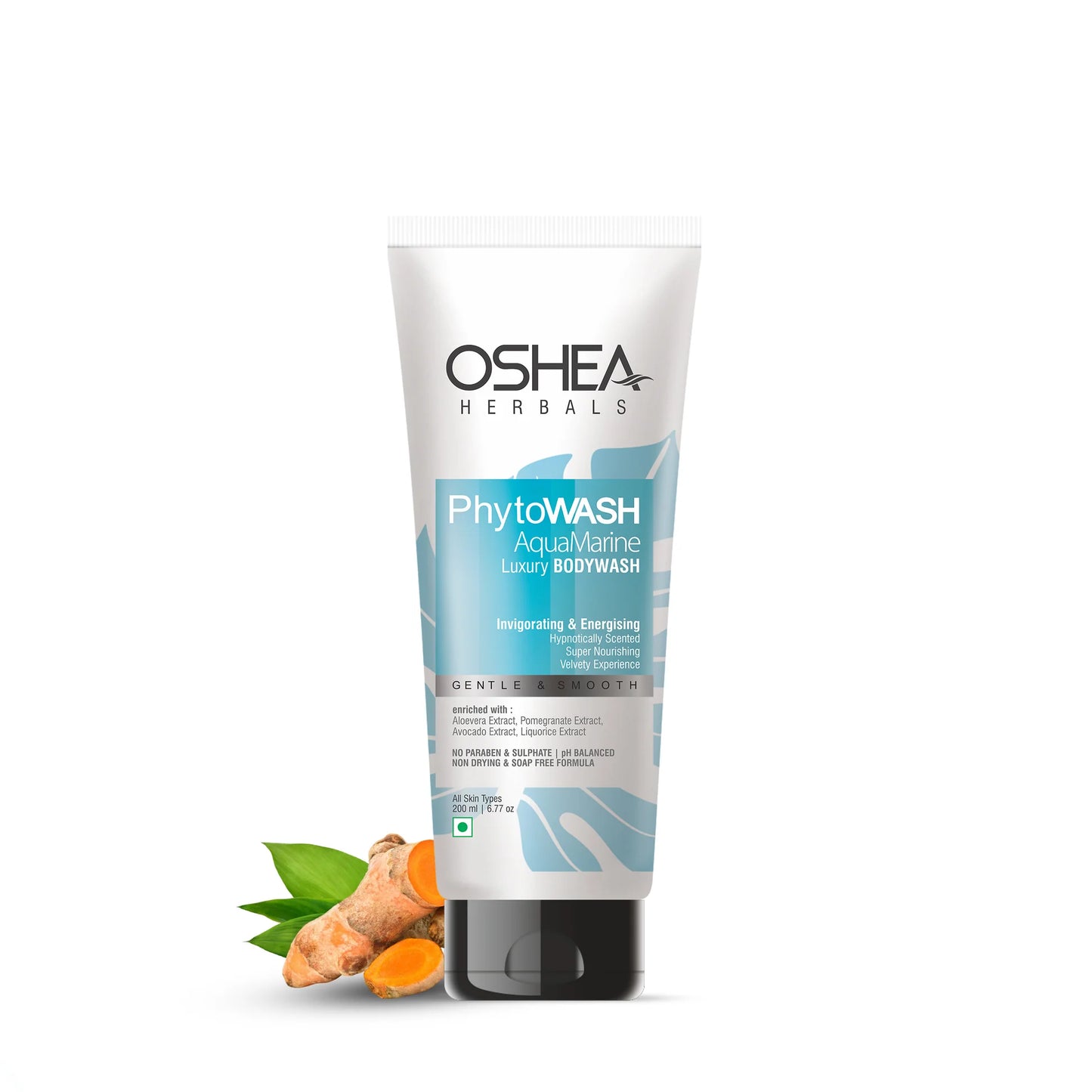 Oshea Herbals Phytowash Aqua Marine Luxury Bodywash | 200 ml