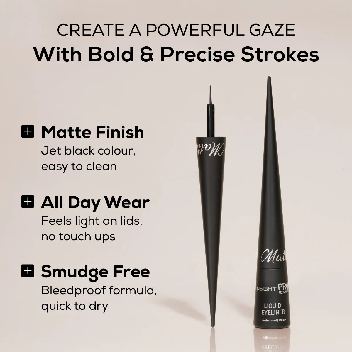 Insight Professional Matte Liquid Eyeliner (3g)